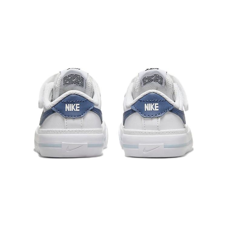 Nike Court Legacy TD White Mystic Navy Baby Sneakers Boarder-Blue Team-Orange DA5382-113