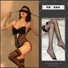 Sexy Underwear, Sexy Suspenders, Lace Temptation Hollowed Out Open Onesie, Hot Uniform Pajamas Women's Suit Wholesale