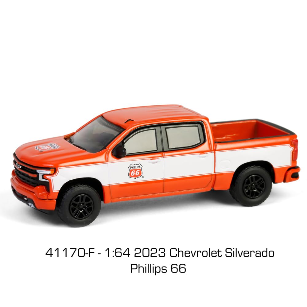 Greenlight 164 scale RUNNING ON EMPTY SERIES 17 2023 CHEVROLET SILVERADO - PHILLIPS 66 41170-F