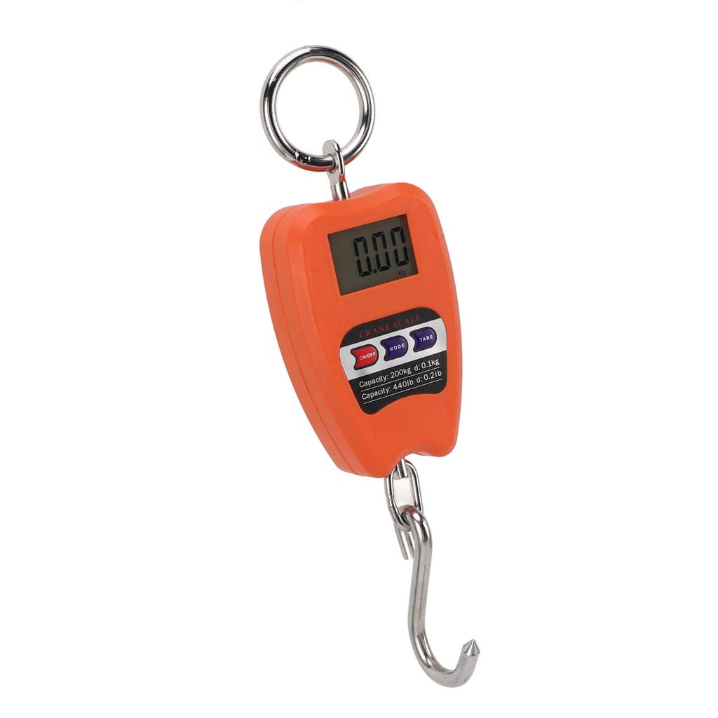Portable Electronic Scale High Accuracy Digital Hanging Scale 200kg Weight Capacity Crane Scale for Food Luggage