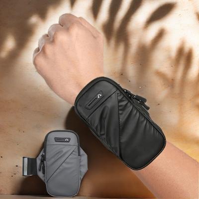 Handgelenk-Geldbörse, Sport-Armband, Telefon-Schlüsseltasche, Fitnessstudio, Fitness-Armband, Outdoor, Radfahren, Laufen, Armtasche, Damen und Herren, Armband-Geldbörse