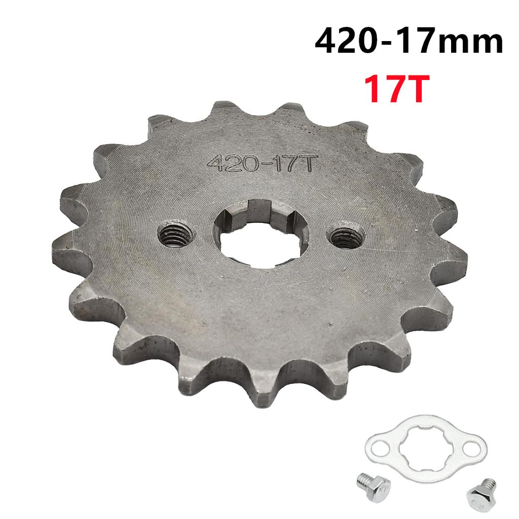 420 10T 11T 12T 13T 14T 15T 16T 17T 18T 19T Tooth 17mm ID Front Engine Sprocket Motorcycle Part