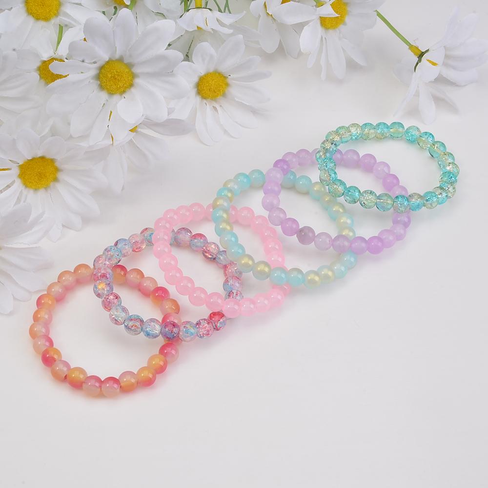 Ensemble aléatoire de 5/10/20/30/50 pièces Bracelet de perles bohème en pierres naturelles de 6/8/10 mm pour hommes et femmes