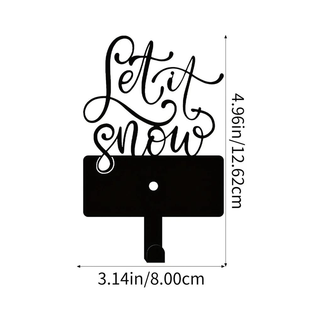 

Универсальный металлический крючок - Идеально подходит для подвешивания ключей на ремень, настенного украшения на Рождество, фестивали и в коридорах M бронзовый