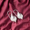 Rose Quartz Gemstone 925 Sterling Silver Jewelry Handmade Dangle Earrings 1.43" EE-117-32