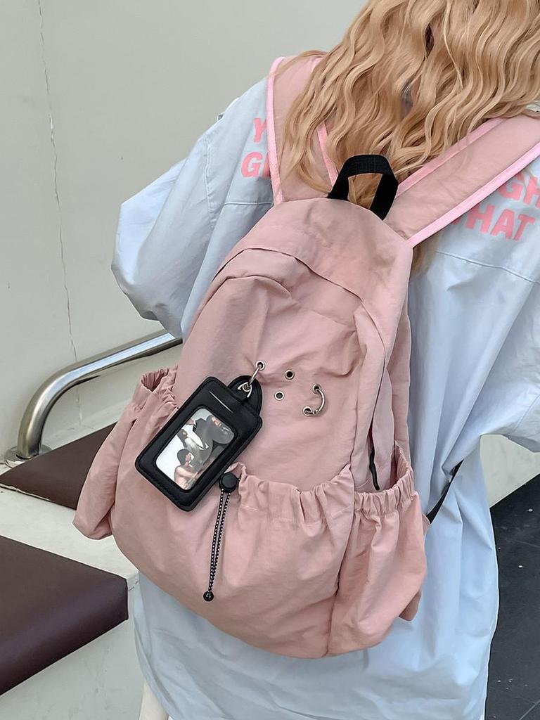 Moderner Leichter Damen Minimalistischer Rucksack: Vielseitig, Pendlerfreundlich, Lässig, Studenten-Schulranzen
