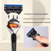 Durable Blue 5-Layer Rotating Razor: Waterproof, Scratch-Resistant, Sharp, Portable