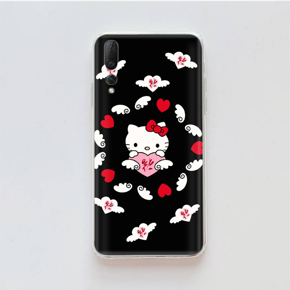 Transparent Case for Samsung A04 A14 A23 M33 M53 Realme 10 9 C35 C55 VIVO X80 Infinix Hot 30 Note 11 Tecno Spark 8P Pro L-19 Hello Kitty