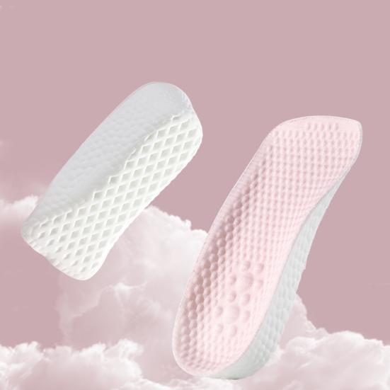 Inner Heightening Insole Anti-Odor Breathable Sweat-Absorbent Shoe Lifts Invisible Increase Height Insoles for Sneakers Canvas Shoes