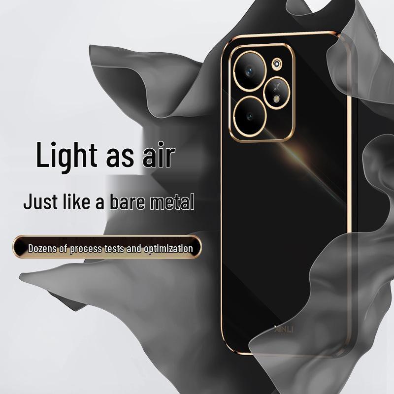 Realme Neo7 Turbo Handyhülle: 6D Galvanisierung, Stoßfest, Gerade Kante, Präzise 14 Löcher für RealMe, GT7Pro Grenzüberschreitend.