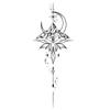 Sticker Tatuaggio Adesivo Lunga Striscia Totem Linea Dita Multi-Immagine Fiore Semplice Liscio Sole Luna Stella Schiena Vita Colonna Vertebrale