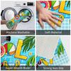 Summer Pool Beach Ball Design Gift Doormat Anti-Slip Kitchen Bathroom Mat Living Room Floor Door Entrance Carpet Rug