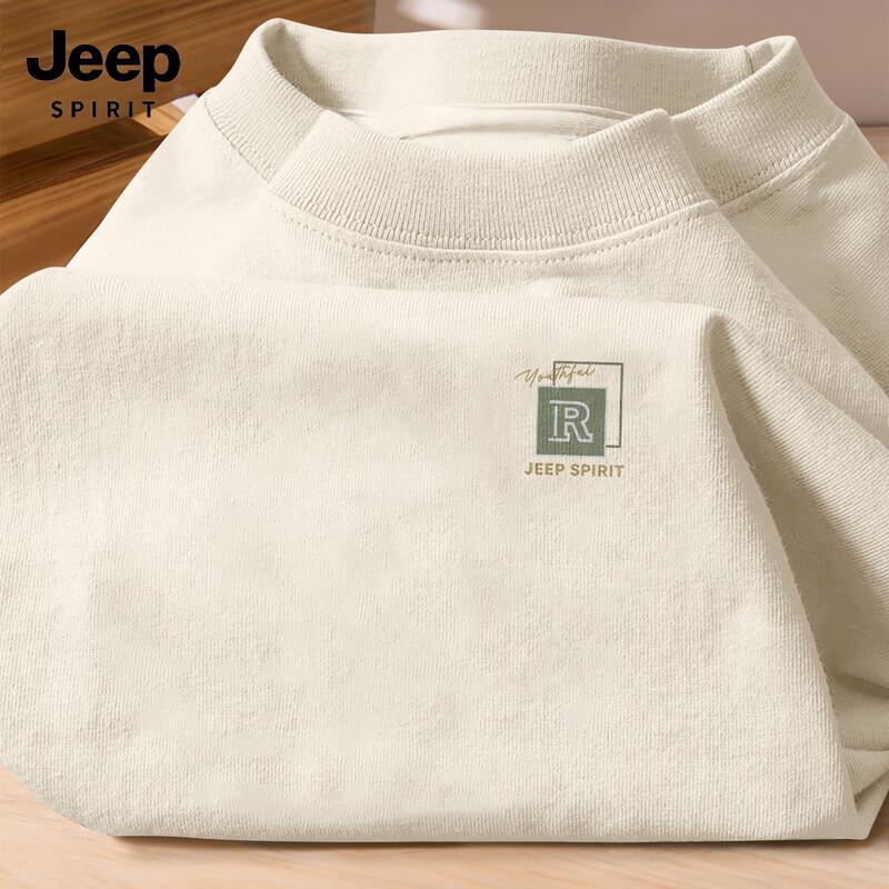 

JEEP SPIRIT Men s Loose Fit Long Sleeve Cotton T-Shirt M