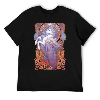 T-shirt Dame Amalthea La Dernière Licorne T-shirts Pour Unisexe Graphique Drôle Imprimé T-shirts Pour Unisexe T-shirts Coton 100% T-shirt