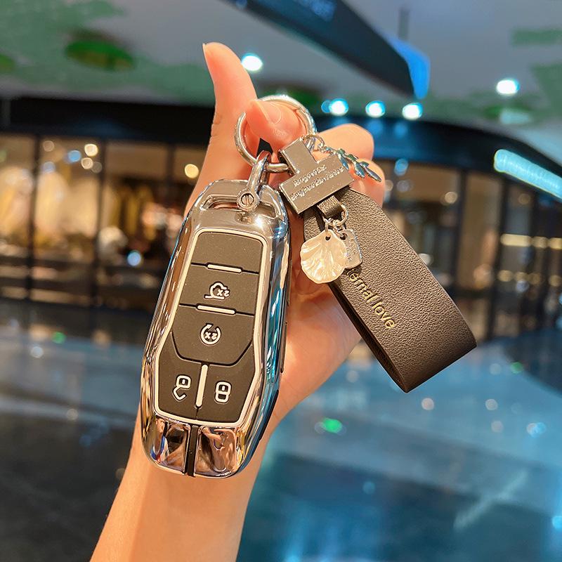 High-End Cobra Metal Key Case for 15-17 Ford Mustang