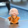 Handmade Cute Little Monk Resin Ornaments for Desktop Decoration