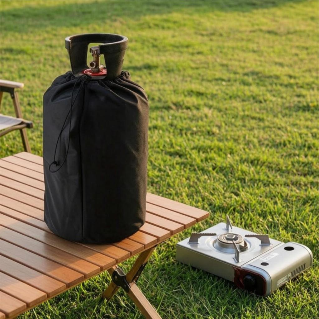 Cover Waterproof Gas Cylinder Dustproof Guarding Sleeve for Grillers, Campers, Camping, Patio