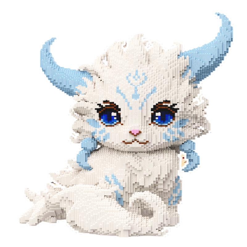 Classic Mountains and Seas Baize Building Blocks: Educational Toy & Gift for All Ages