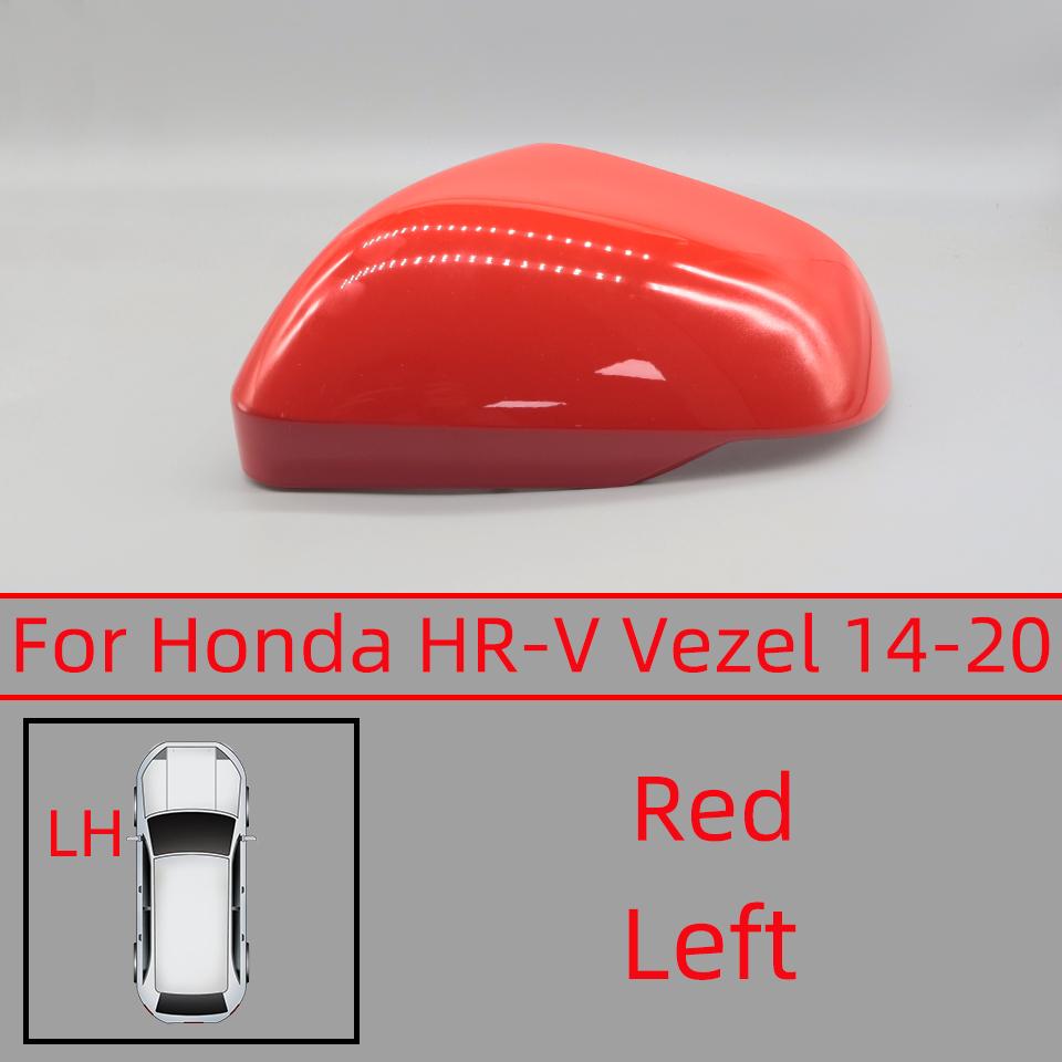 Car Accessories For Honda HR-V Vezel 2014-2020 RU Rearview Mirror Cover Cap Lid Shell Housing Cap Painted White Sliver Red