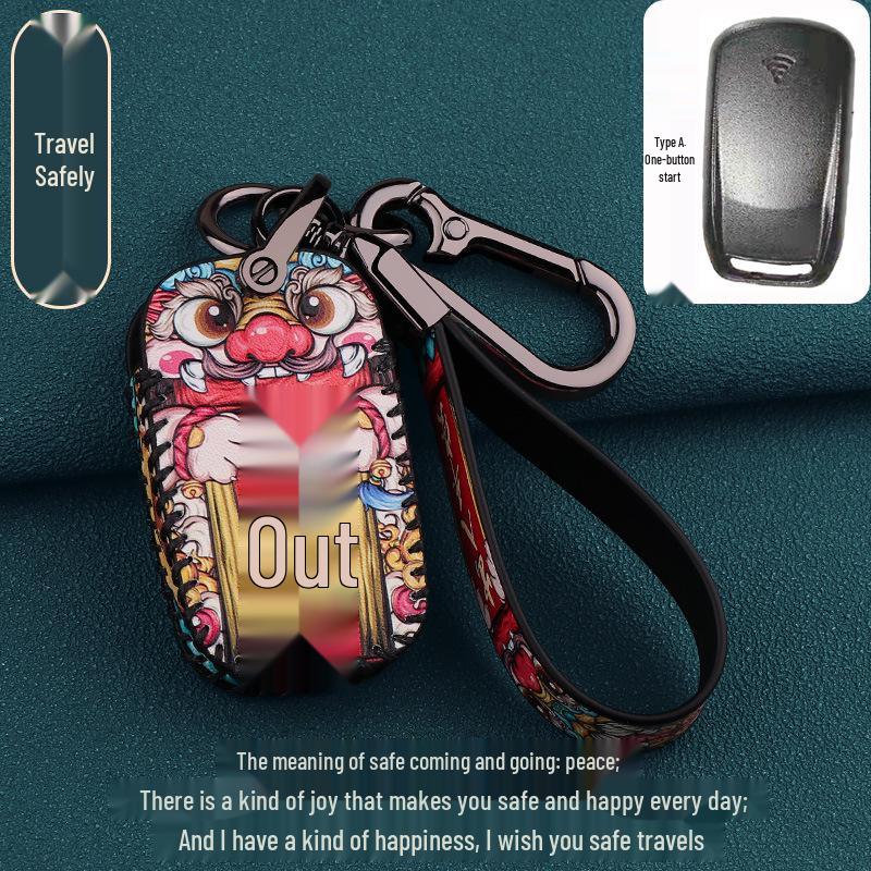 Kymco Xciting CT250/S250 Breestone ADV150 Motorcycle Key Cover - Genuine Leather