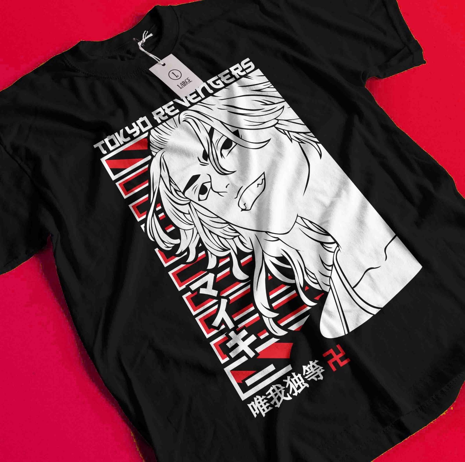 Футболка Tokyo Revengers Манджиро Сано Рубашка Такэмити Ханагаки Футболка Кен Хайккай AA322 XL