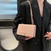 Damentasche 2025 – Neue Super Fire Commuter Tasche, vielseitig, exquisit, klein, strukturiert, mit Kette, Crossbody-Funktion, kleine quadratische Tasche