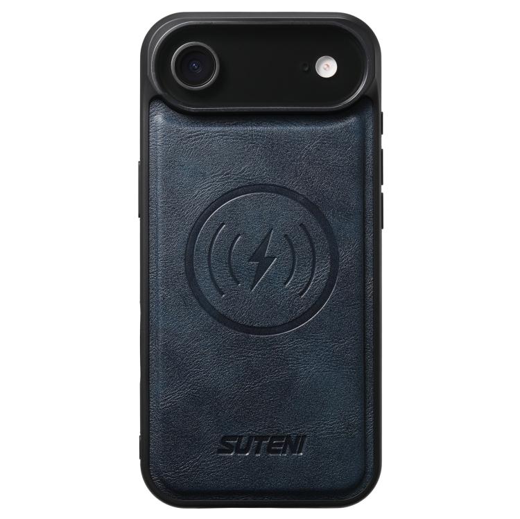 Suteni G5 Cowhide Leather MagSafe Magnetic Phone Case