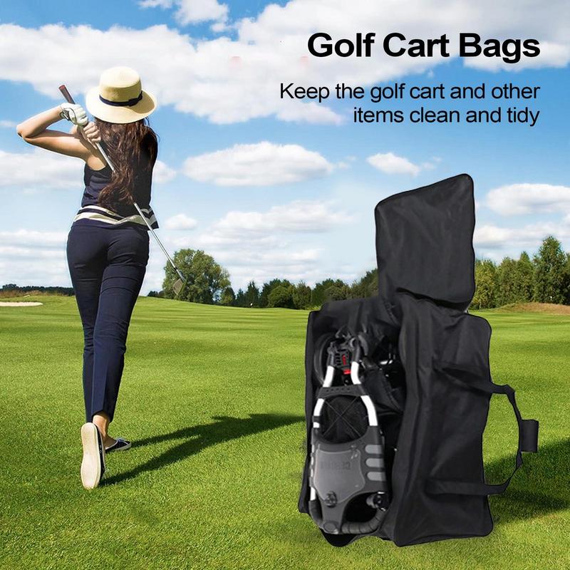 Storage Space Golf Bag Heavy-duty Golf Push Cart Bag with Capacity Storage Organizer Folding Carry for Versatile for Raincoats