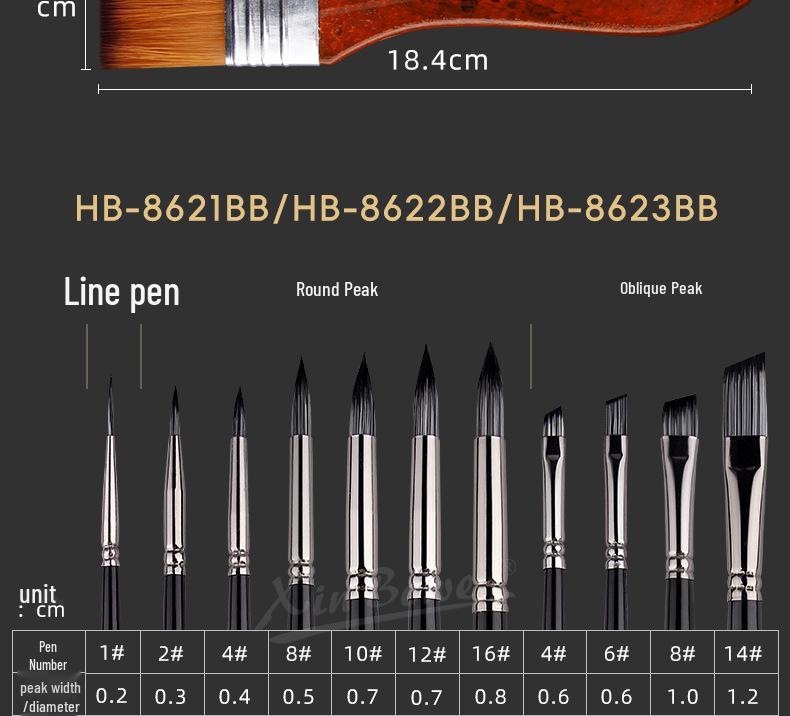 25-Piece Watercolor Oil Painting Brush Set with Wooden Handles and Canvas Bag