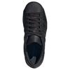 Adidas Originals Superstar Vintage Tkane Odporne na Ścieranie Niskie Buty Skateboardowe Unisex Czarne Sneakersy JR6002