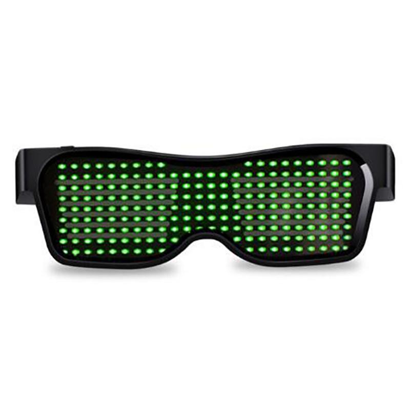 App Bluetooth Led Luminous Glasses Bar Dancing Dynamic Charging Led Sunglasses