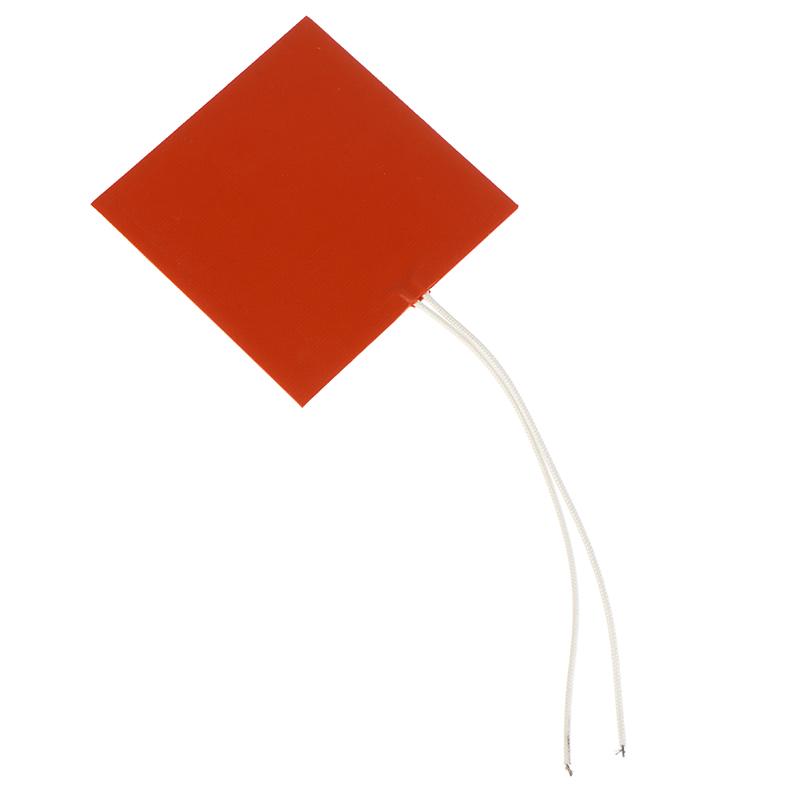 40W 12V Silicone Heating Pad Square Rubber Heat Mat Heated Bed Plate Flexible Waterproof 3D Printer