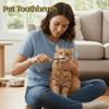 2pcs 360 Degree Cleaning Dog Toothbrush Bite Resistant Soft Hair Bristles Oral Cleaning Brush Micro Head Cat Toothbrushes