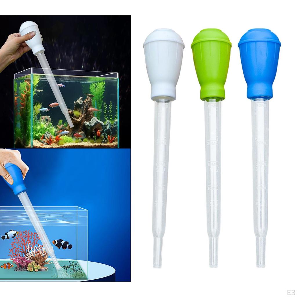 Manual Water Changer Aquarium Cleaning Tool Remove Waste Remover Pipette Dropper