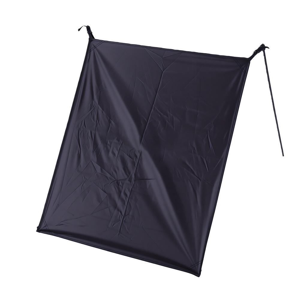Sedia da Spiaggia Parasole Regolabile Pieghevole Portatile Sedia da Campeggio Tenda da Sole per Campeggio Pesca Picnic a Bordo Piscina Nero