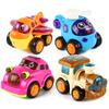 Cartoon Cute Children Inertia Car Toy Model Simulation Airplane Car Train Pull Back Car Toys Kids Puzzle Toys Boy Best Gifts