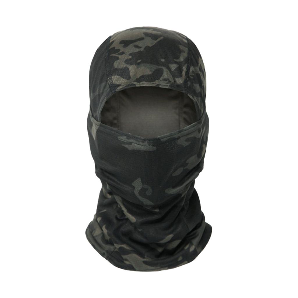 Multicam Camouflage Taktische Sturmhaube, Vollgesichtsbedeckung Schal für Radfahren, Jagd & Outdoor-Einsatz
