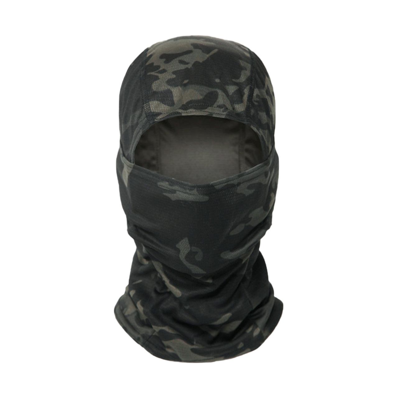 Дышащая камуфляжная балаклава-шапка Мужская Маска для лица для езды на велосипеде Открытая охотничья маска Многофункциональный волшебный шарф на шею