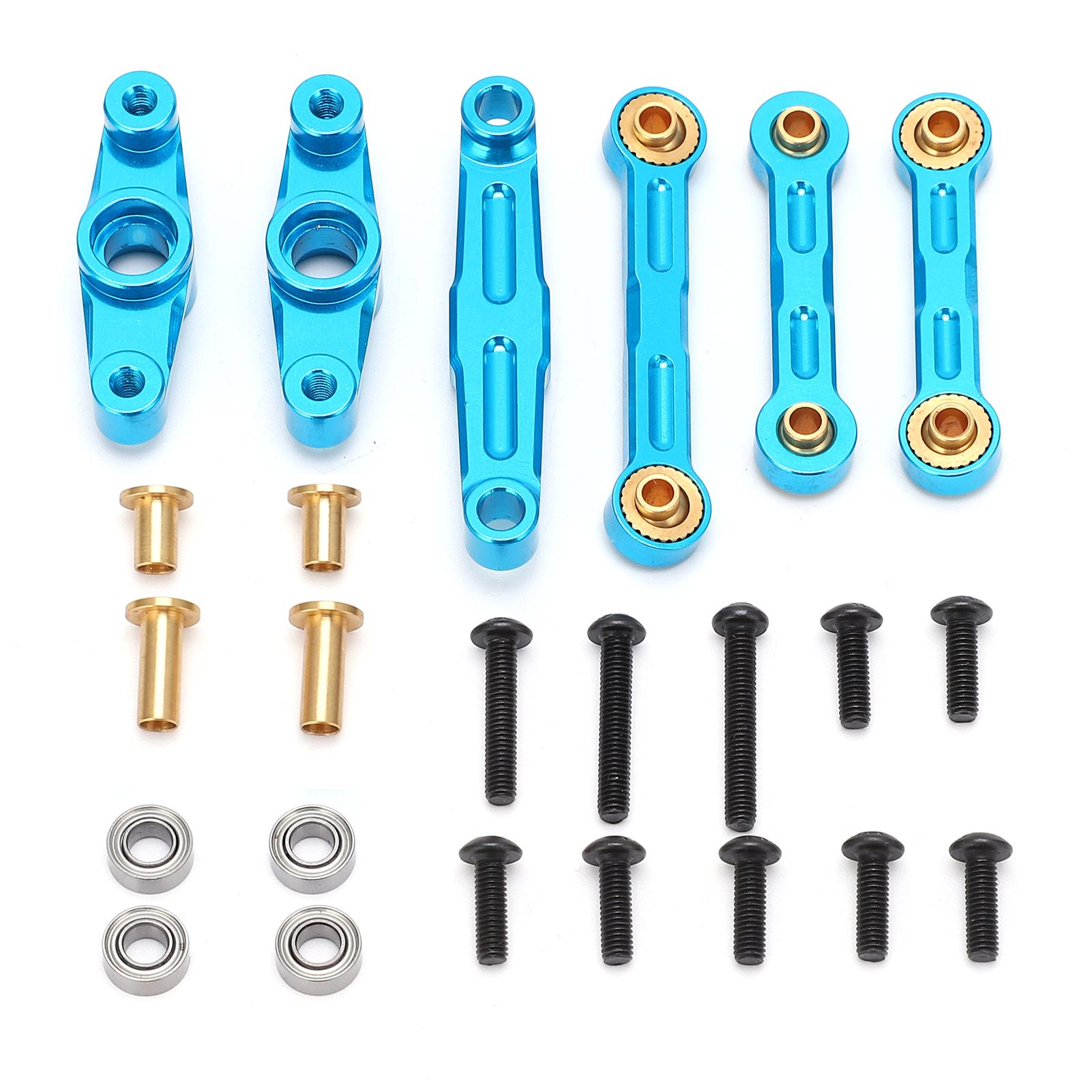 

Набір шарикопідшипникового кермового механізму з алюмінієвого сплаву для Tamiya TT02 110 RC Car Модернізовані деталі