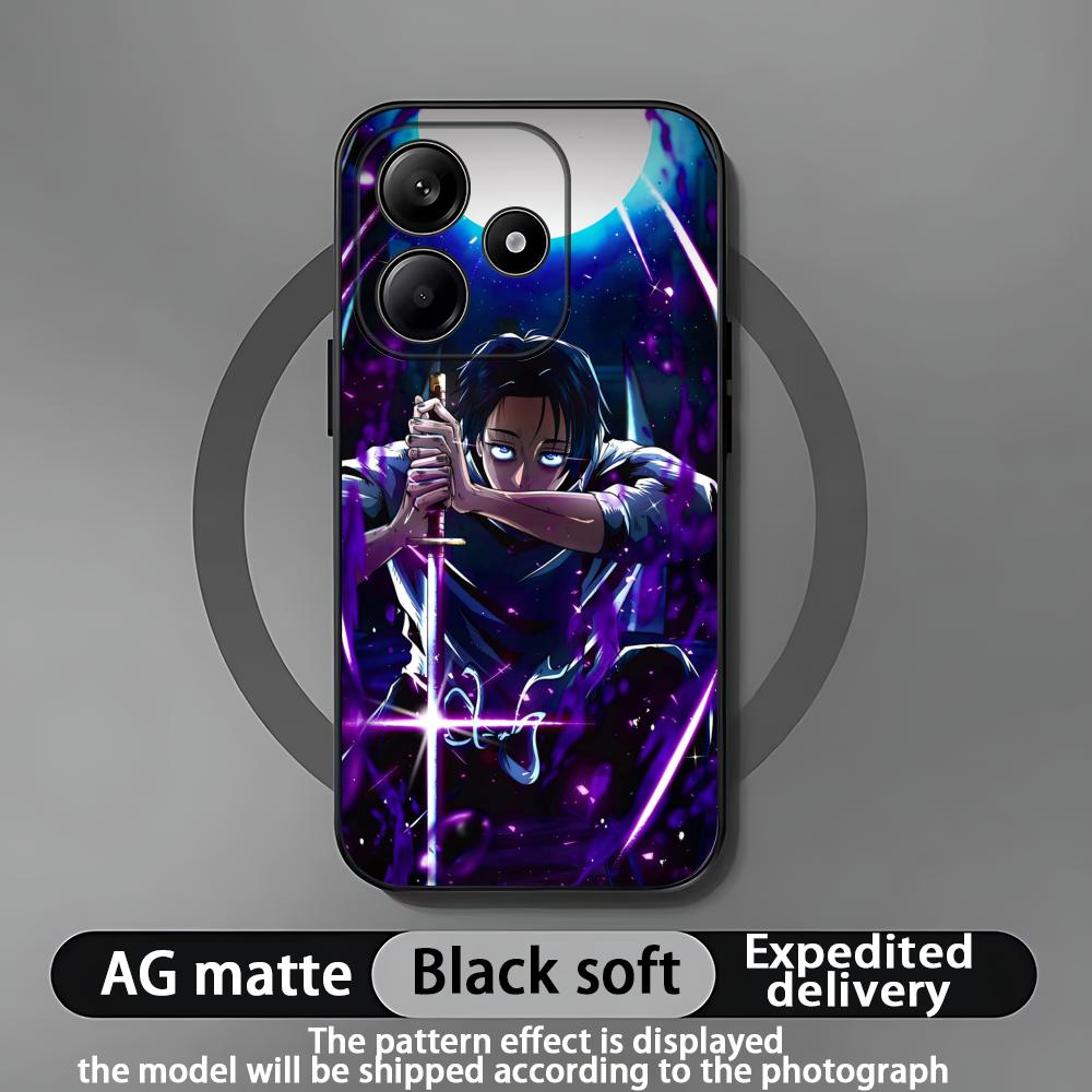 Jujutsu Kaisen Yuta Okkotsu Phone Case For Xiaomi Redmi Note 14 13 12 11 Pro Plus S 5G 4G Soft Black Phone Cover