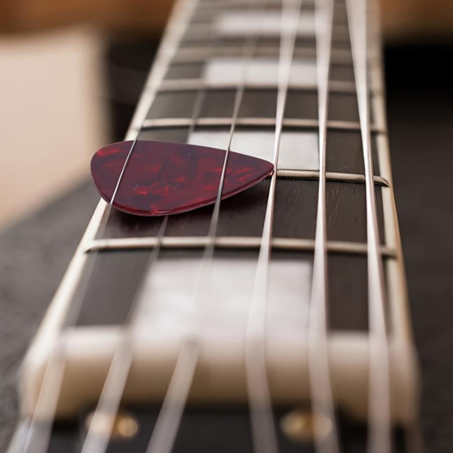 40/80pcs 0.5mm SLL Guitar Picks Pattern Random Ship ABS Pick for Guitar Ukulele Bass Musical Instrument Performance Accessories