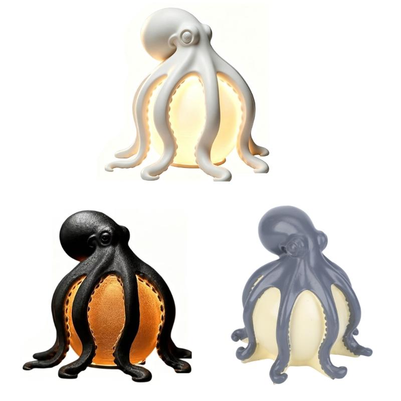 Dekorative Meerestier-Lampe mit sanftem Licht für Regal, Eingangstisch, Schreibtisch, Akzent für Zuhause und tägliche Beleuchtung kleiner Bereiche