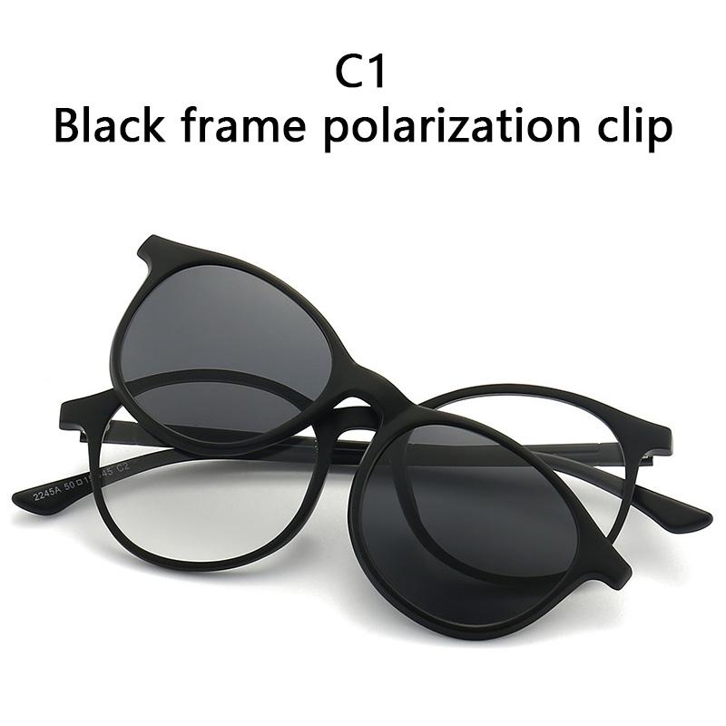 Reading Glasses Anti Blue Light Blocking Sunglasses Magnetic Clip On 6 In 1 Prescription Eyewear For Men Fashion