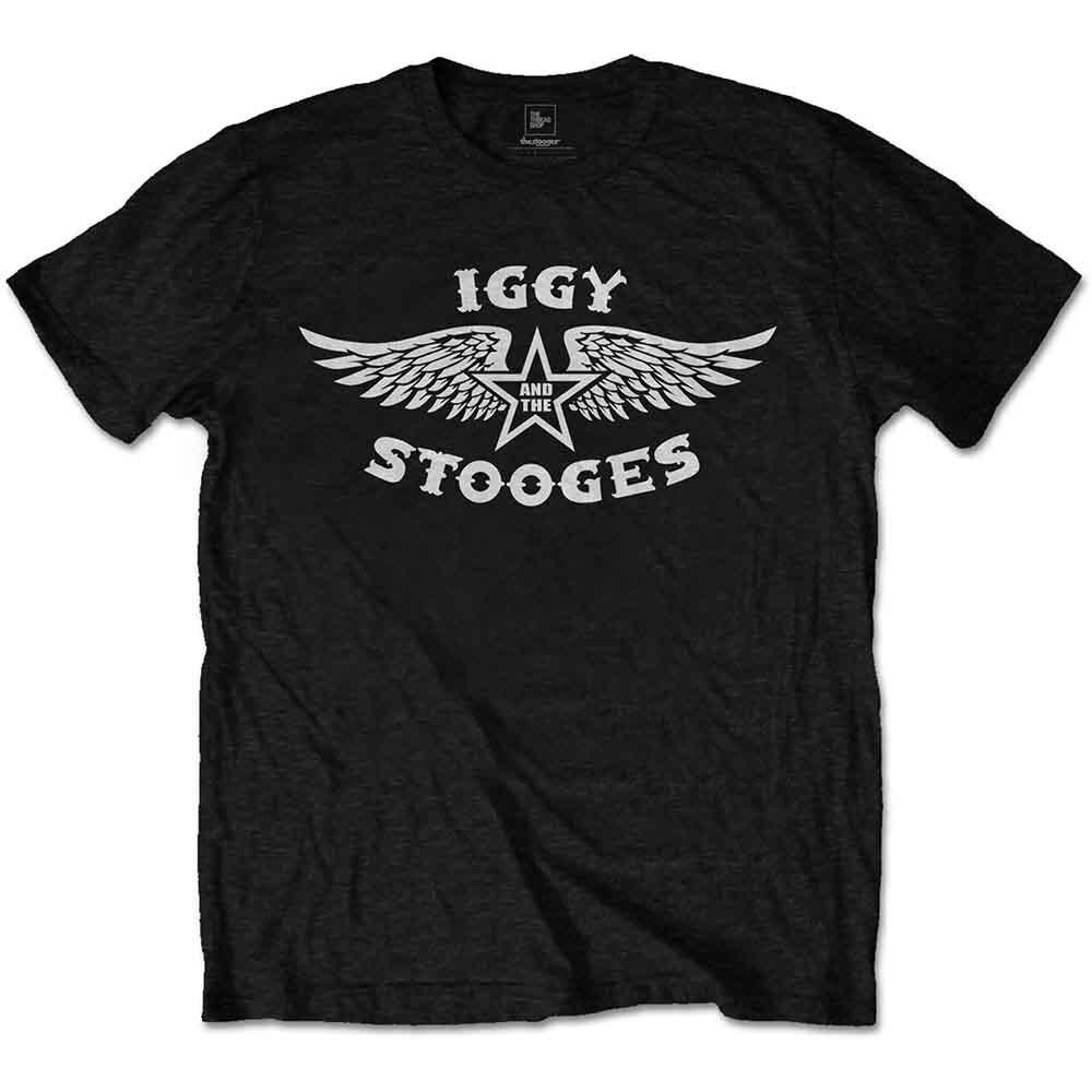 Iggy  The Stooges Wings T-Shirt Black New Unisex T-Shirt XXXL