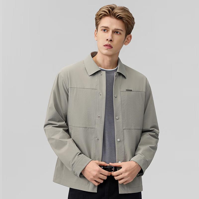 Men's Casual Button Lapel Jacket