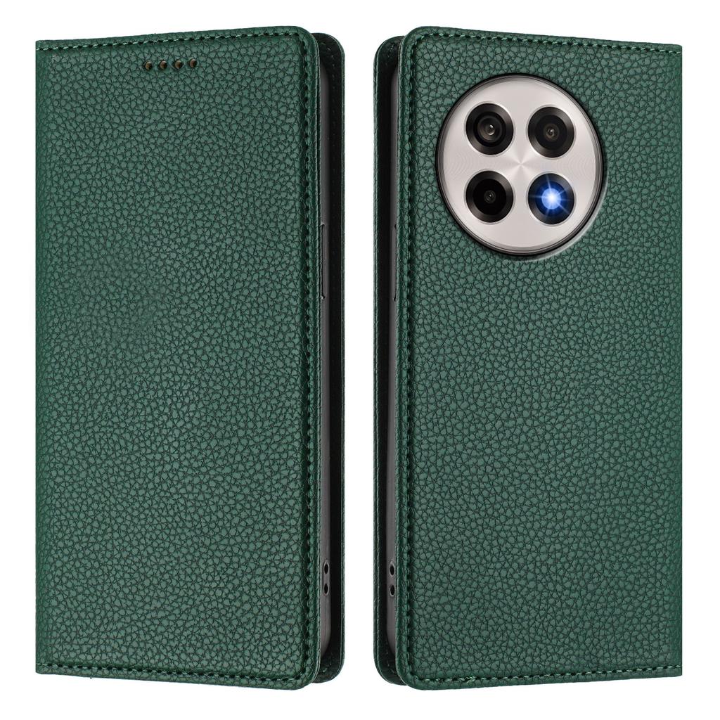 For OnePlus Ace 5 Pro 5G/OnePlus 13R 5G Wallet Case RFID Blocking Litchi Texture Leather Mobile Cover