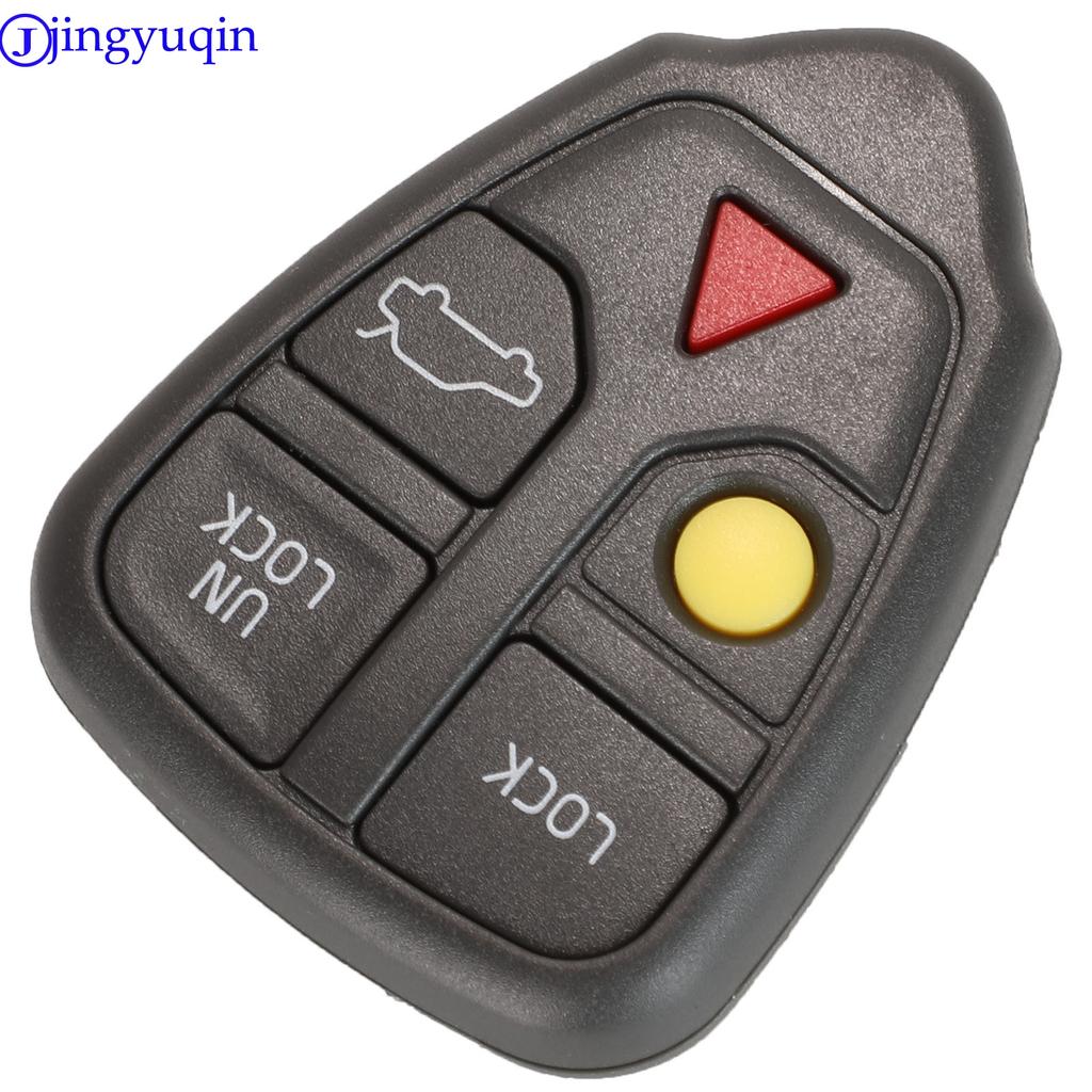 Jingyuqin 5B Dálkový Obal na Klíč od Auta Pouzdro Fob Skořepina Pro Volvo S40 S60 S70 S80 V40 V70 XC90 XC70