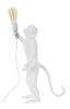 Table Lamp Monkey White Cm Ø 26X34X55