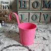 Plant Holder Flower Bright Color Space-saving Sturdy Fence Thickened Body for Courtyards