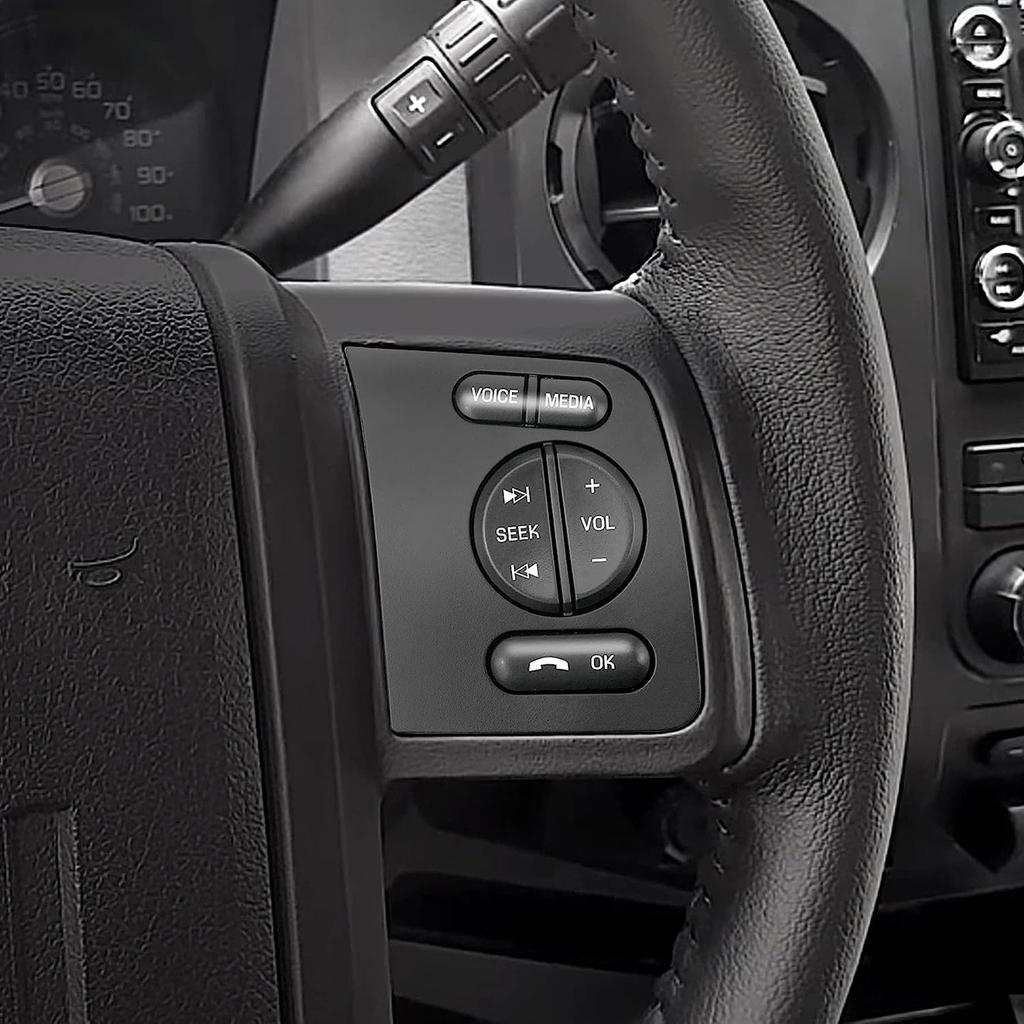 Multifunction Steering Wheel Control Switches Button For F-250 F-350 F-450 F-550 Replaces OEM BC3Z9C88CA